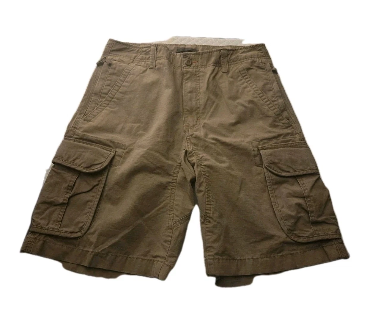 L.L.Bean Cargo Shorts Men’s 31 Brown Natural Fit Outdoor Hiking Utility Cotton