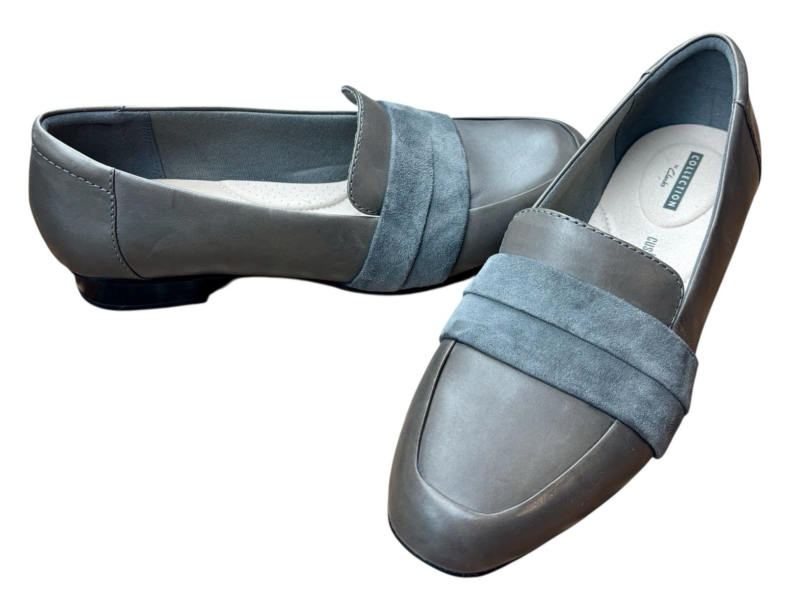 Clark Juliet Rose Womens Size 9.5 Slip On Taupe Loafers