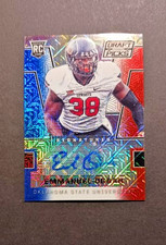 2016 EMMANUEL OGBAH RC PANINI PRIZM DRAFT AUTO ROOKIE RED WHITE BLUE MOJO 15/25
