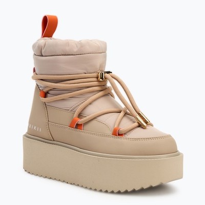 INUIKII Technical Platform Damen Schneestiefel Schuhe Winterstiefel beige EU 38