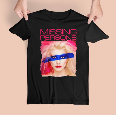 Missing Persons Band Cotton All Size Men Women Black Tee Shirt GC4805