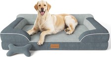 Jumbo Dog Beds for Extra Large Dogs Orthopedic Dog Bed Cooling Gel Memory Foam