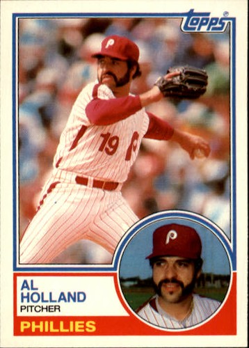 Al Holland #46T 1983 Topps Traded card