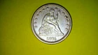 1876 Seated Liberty Quarter
