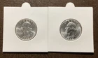 Two (2) 1964 Washington Quarters, 90% Silver, Free Shipping.