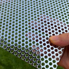 Perforated Metal Sheets 16x10 Inch 19 Gauge Expanded Mesh 304 Stainless Steel