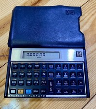Hewlett Packard HP-12C Financial Calculator w/ Case  Batteries