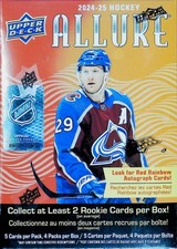 2024-25 NHL Upper Deck Allure Hockey Factory Sealed Blaster Box 25 Cards