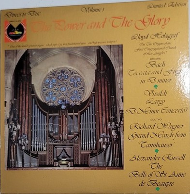 LLOYD HOLZGRAF-THE POWER AND THE GLORY DIRECT TO DISC LIMITED EDITION LP MINT