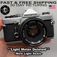 Olympus OM-1 35mm SLR Camera Body w/50mm f1.8 F.Zuiko Auto-S OM-System Lens READ