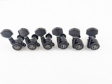 Guyker Pro 6 Inline Guitar Locking Tuners Black