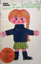 RARE Vintage Mon Tricot Workbook - Learn & Perfect Knitting -1973