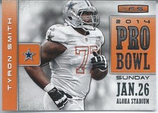 2014 Rookies & Stars PRO BOWL TYRON SMITH Cal USC Trojans Dallas Cowboys