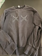Mens Uniqlo Kaws Sesame Street Sweater In Black With Picture Of Elmo Size L