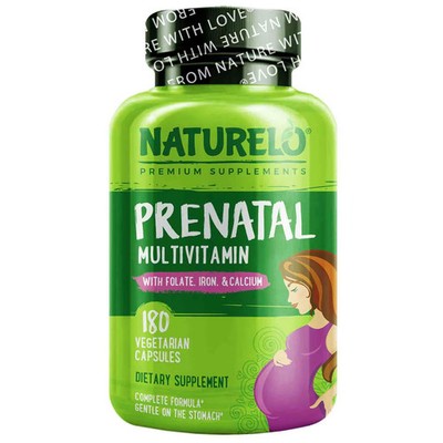 2 X  NATURELO, Prenatal Multivitamin With Folate, Iron & Calcium, 18-Worldwide