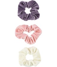 American Eagle Womens Velvet Stripe 3-Pack Hair Scrunchie, Multicoloured