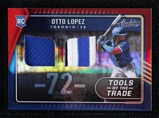 2022 Absolute Tools of the Trade 2 Swatch Spectrum Red 14/49 Otto Lopez 04g8