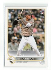 JOSE AZOCAR #US280 RC 2022 TOPPS PADRES