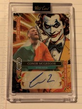 Conor McGregor TRUE 1/1 Joker Auto 🃏 Wild Card Striker