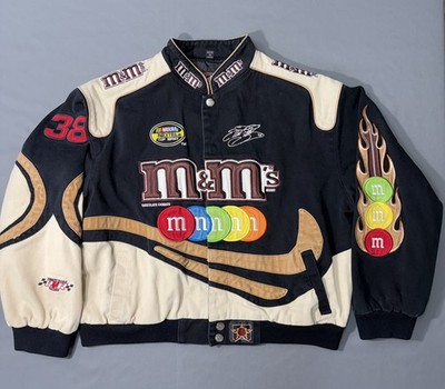 VINTAGE M&M NASCAR Racing Jacket #38 Elliot Sadler Size 2XL JH