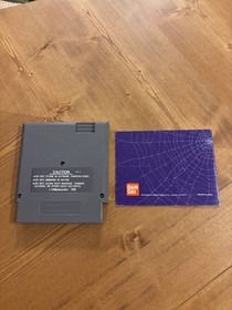 NINTENDO NES MONSTER PARTY GAME CARTRIDGE AND MANUAL TESTED