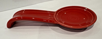 Fiesta Spoon Rest 8'' Scarlet Red Fiestaware Homer Laughlin HLC USA
