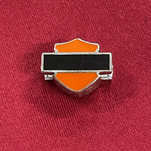 Sterling Silver 925 Harley-Davidson Bar & Shield Logo Charm Bead