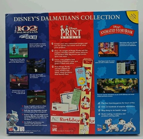 Lot CD ROM logiciel Disney 101 Dalmations - Photo 2/11