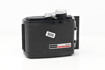 Singer Graflex RH 10 Roll Film Holder  For 120 Film 10 Exposures Knob #B161