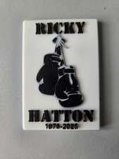 Ricky Hatton Fridge Magnet - Remembrance -High Quality - Strong Embedded Magnets