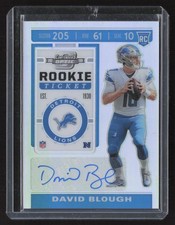 2019 Panini Contenders Optic #196 David Blough SILVER AUTO RC