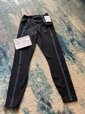NWT Nike Dri-Fit One High Waisted 7/8 Black Leggings Women  s Sz S FREE SHIP 