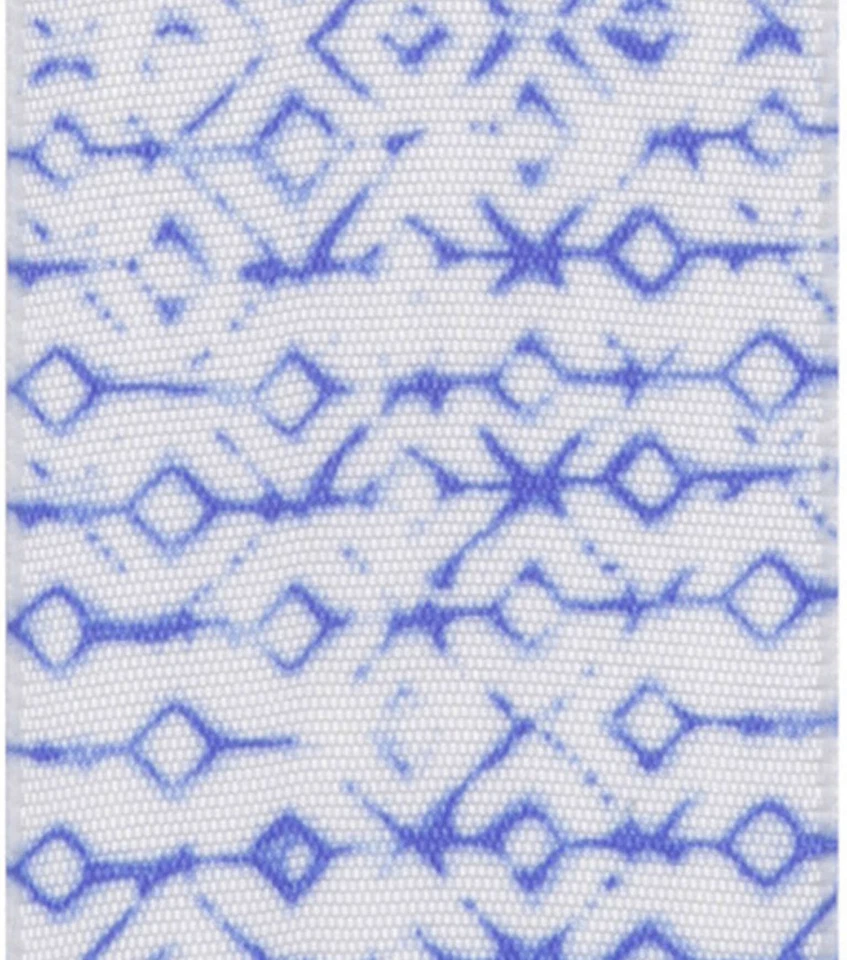 Offray Satin Ribbon 1.5" x 9' Blue Rubbing Single Faced Lot Of 2 - Image 3 of 4