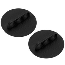 2x Rubber Body Scrubber Exfoliating Skin Scrub Pad Hand Held Dead Skin Remover