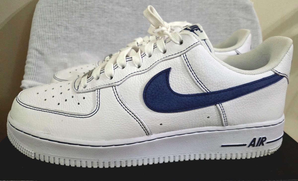 Air Force 1 Men's Sneakers 07' LV8 Size 11 HQ2037 100 White Blue