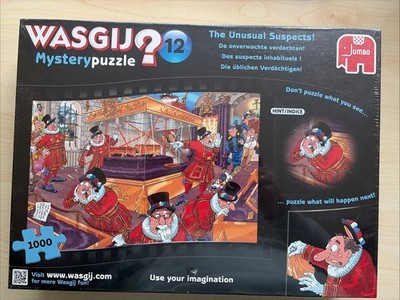 Jumbo 19127 Wasgij Mystery 12 Die üblichen Verdächtigen! 1000 Teile Puzzle