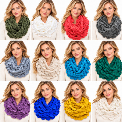 Strickschal Winterschal Damenschal Loop-Schal Halstuch Kuschelig Winter Damen