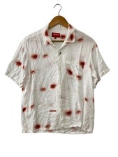 Supreme Eyes Rayon S S Shirt Short Sleeve Shirt S Rayon WHT All Over Pattern