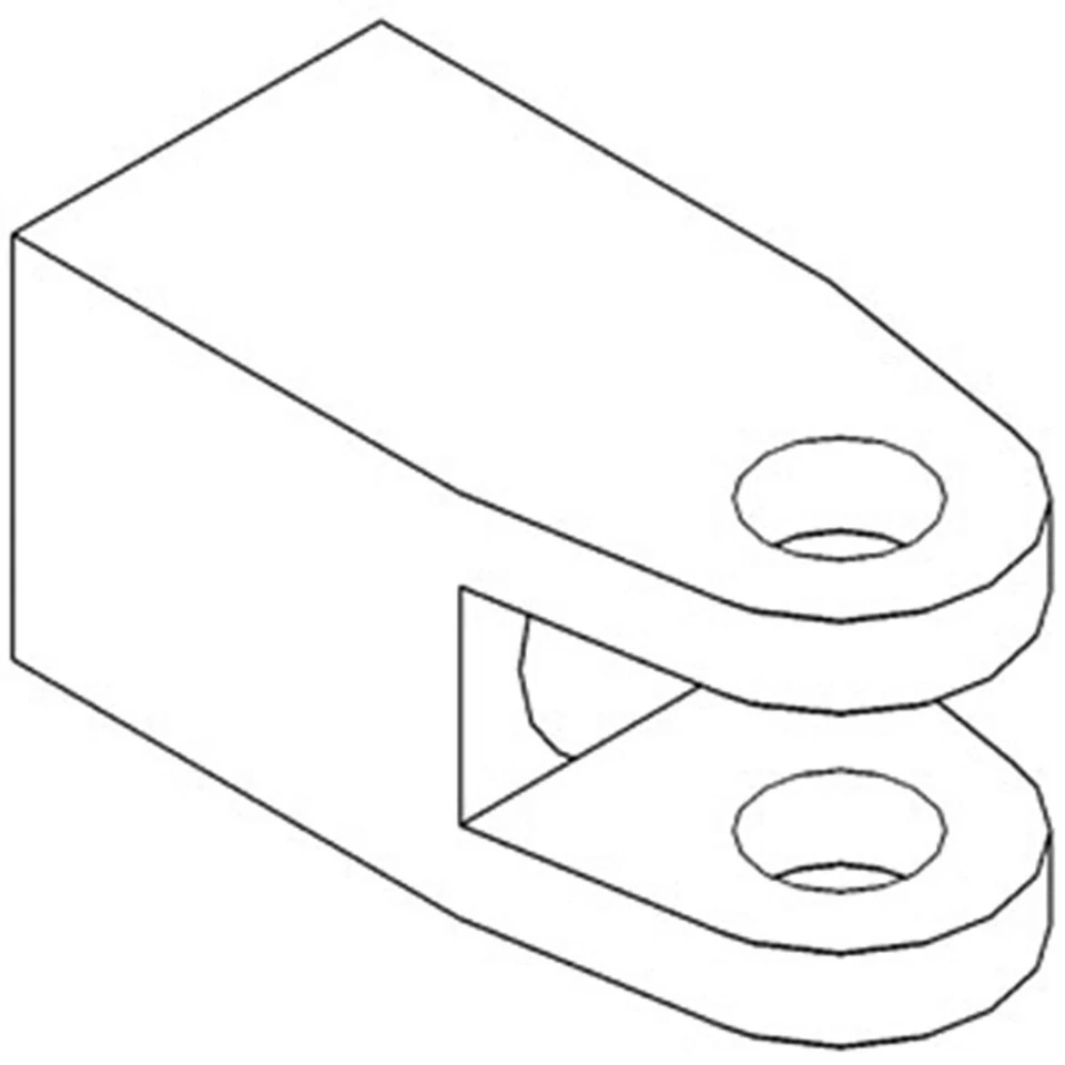 A-406249R1 Short Stabilizer Yoke - Fits Case IH 1086, 1256, 1466, 1566, 3588 + - Image 3 of 4