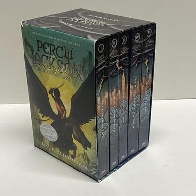 Percy Jackson and the Olympians 5 Book Paperback Boxed Set - No Poster