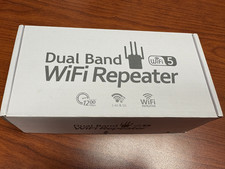 Dual Band WiFi Repeater Extender   1200Mbps 2.4G  5G Signal Booster with 4