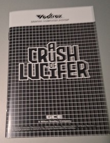 CRUSH LUCIFER Vectrex C.I.B. Mint condtiton with overlay