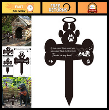 Pet Grave Marker - Memorial Stone for Dogs, Cemetery Headstone Decor, Outdoor Ya