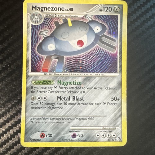 Heavily Played Magnezone 8/130 Diamond and Pearl Holo