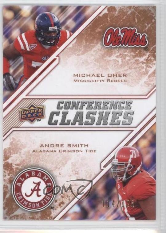 2009 Upper Deck Draft Edition Bronze /125 Andre Smith Michael Oher Rookie RC 0b9
