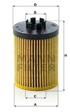 Ölfilter Filtereinsatz HU 712/8 x MANN-FILTER für OPEL SUZUKI