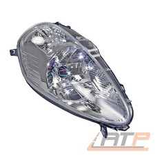 SCHEINWERFER H4 CHROM MIT STELLMOTOR RECHTS FÜR FIAT GRANDE PUNTO 199 AB BJ 08-