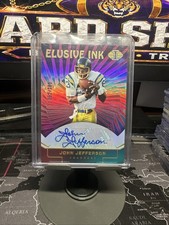 Panini 2024 Illusions John Jefferson Chargers #EI-JJN Elusive Ink Auto /249