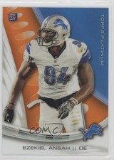 2013 Topps Platinum Orange Refractor Ezekiel Ansah #129 0pn8