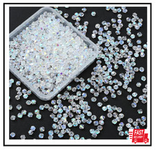1000pcs 4 mm Bicone Crystal Beads Faceted Crystal Glass Beads Bulk for Jewelry